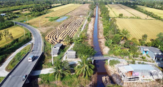 Phương án đề xuất thủy lợi từ sông Hậu nhằm giảm thiểu tình trạng khô hạn tại Cà Mau