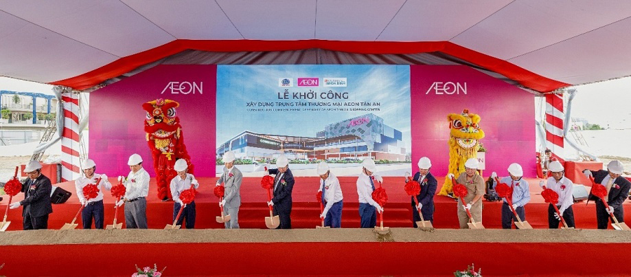 Aeon Mall đầu tiên tại Đồng bằng sông Cửu Long khởi công xây dựng