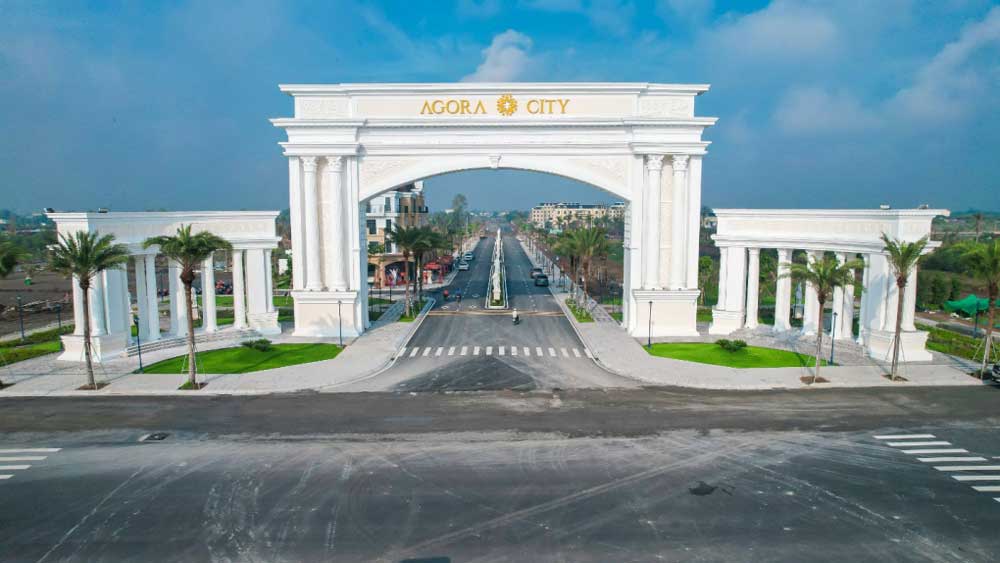 Agora City - Dự án kết hợp kiến trúc châu Âu và văn hóa Tây Nam Bộ tại Thủ Thừa