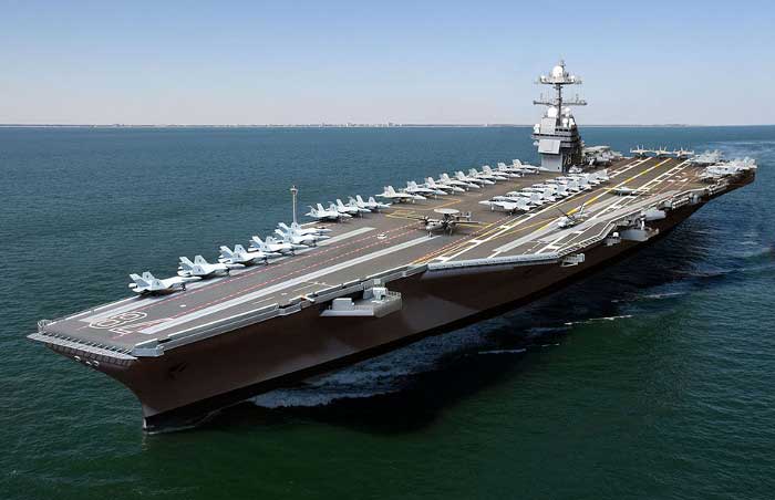 Chế tạo và nâng cấp siêu tàu sân bay USS Gerald R. Ford và USS John F. Kennedy