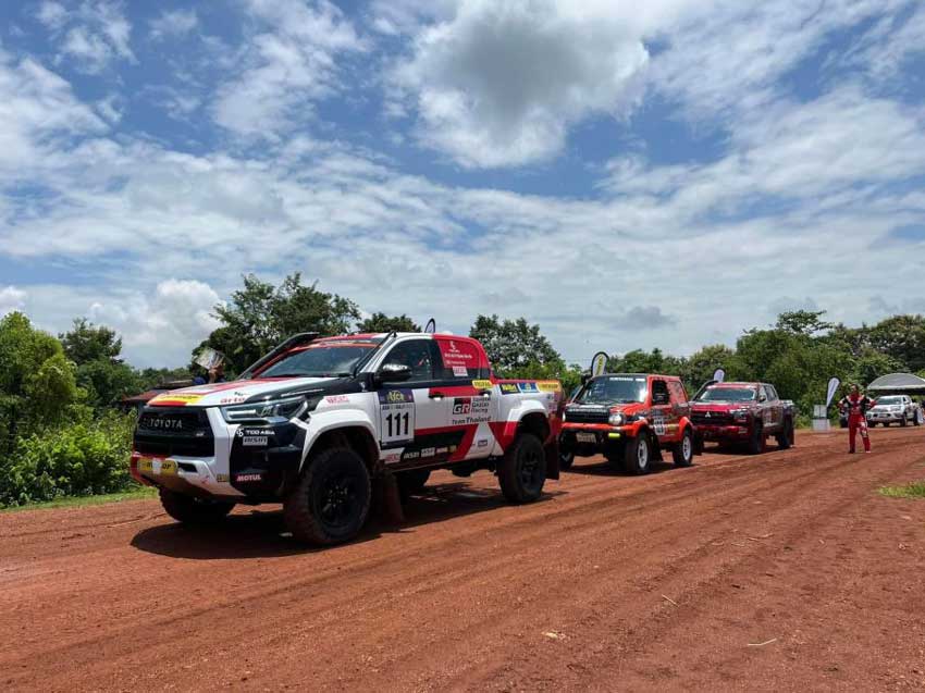 Đội đua Việt Nam đạt thành tích ấn tượng tại giải đua Asian Cross Country Rally 2023