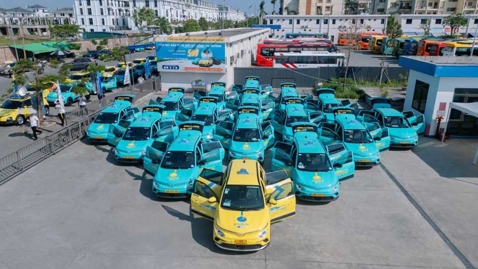 Hải Phòng tiên phong taxi điện - Én Vàng mở rộng đội xe lên 1.500 ô tô điện VinFast