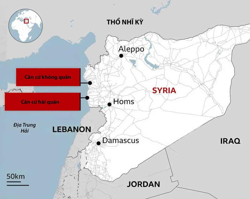 Chính phủ Syria mới yêu cầu Nga đánh giá lại lợi ích quân sự tại Syria