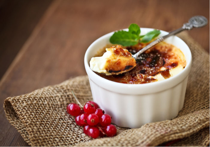 Hướng dẫn cách làm Cream brulee bí đỏ