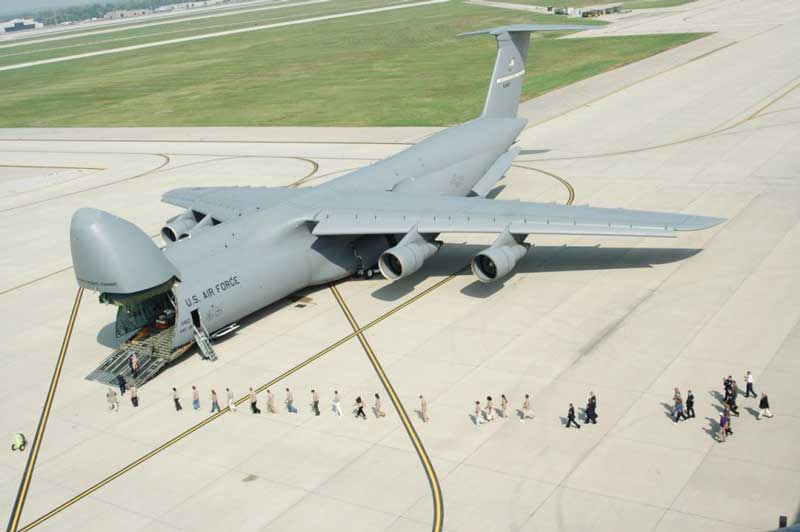 Máy bay vận tải Lockheed C-5 Galaxy hoạt động như thế nào?