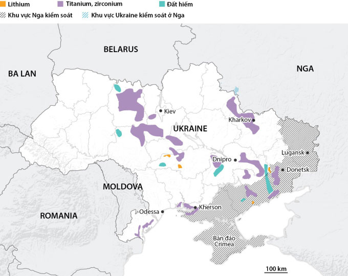 Putin tìm cách xóa bỏ "át chủ bài" khoáng sản của Ukraine