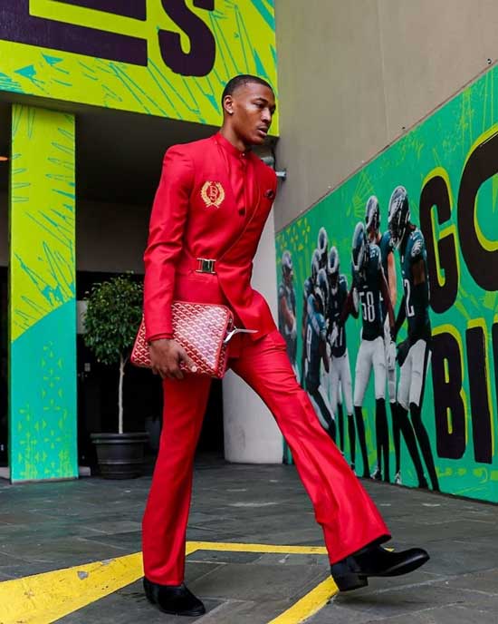 Devonta Smith nổi bật với phong cách vest ấn tượng tại NFL