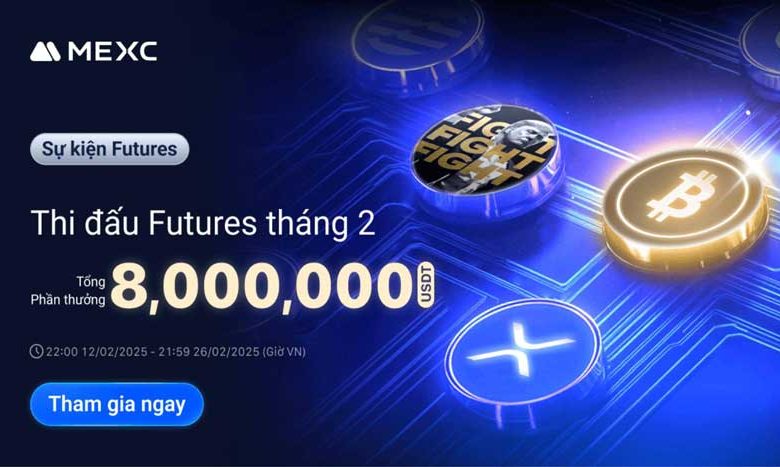 MEXC tổ chức thi đấu Futures với tổng thưởng lên đến 8 triệu USDT