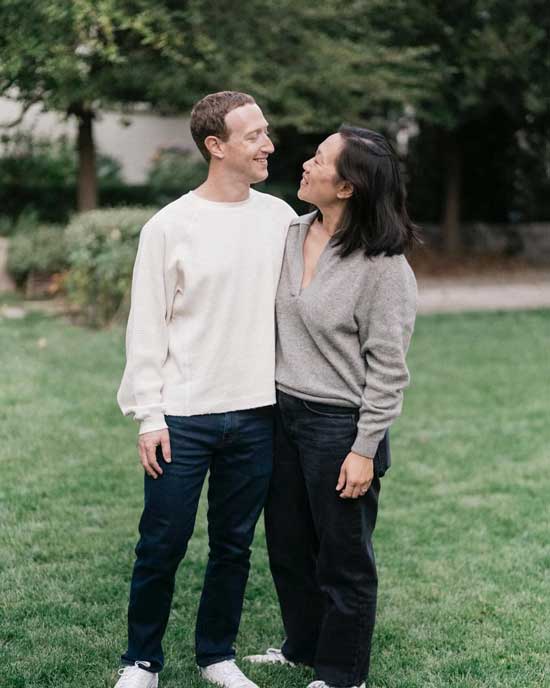 Mark Zuckerberg và Priscilla Chan luôn tỏa sáng với phong cách đôi.