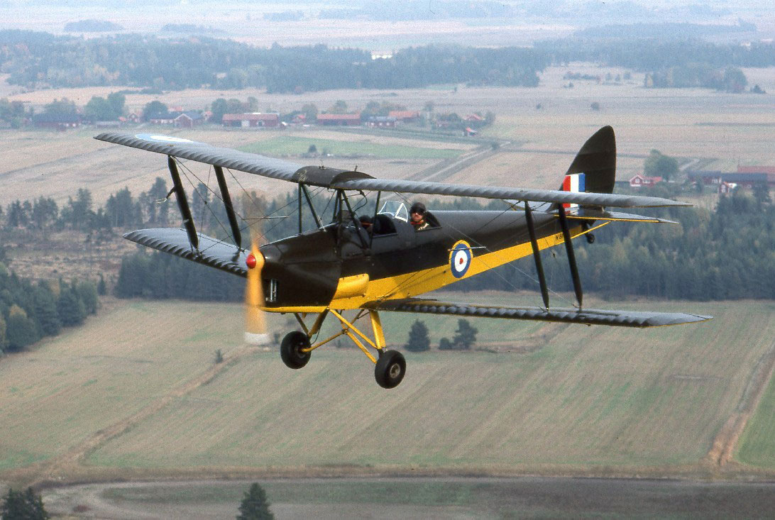 Máy bay De Havilland Tiger Moth hoạt động như thế nào?