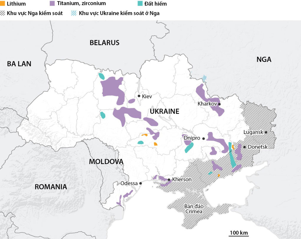 Putin mời hợp tác khoáng sản Mỹ để cản trở Ukraine