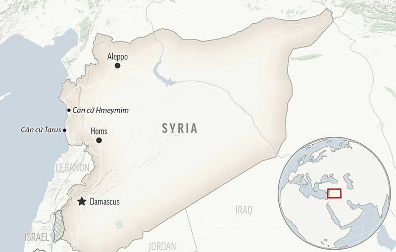 Tàu do thám Nga bốc cháy, trôi dạt ngoài khơi Syria