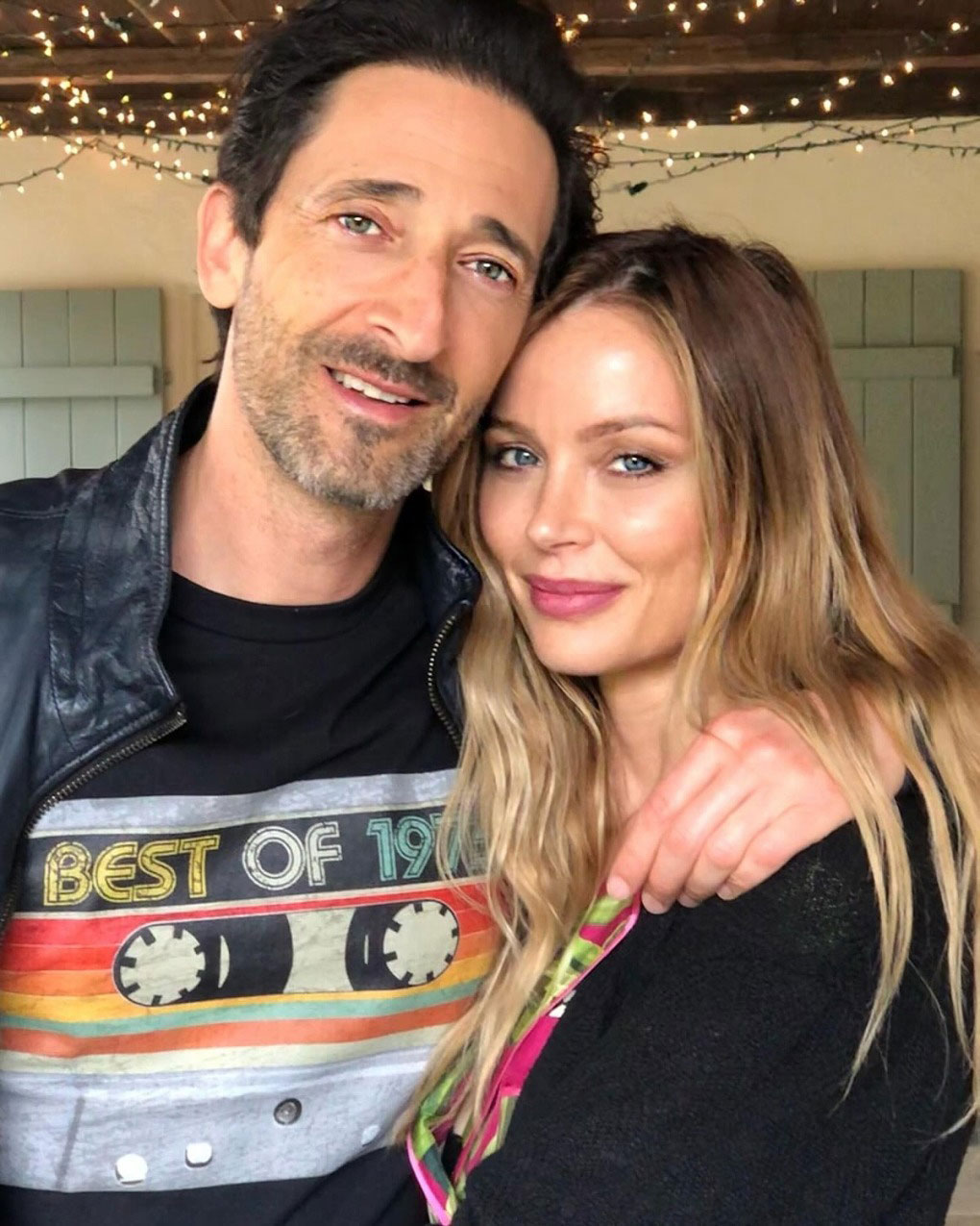 Adrien Brody nhận ra giá trị bản thân nhờ bạn gái Georgina Chapman