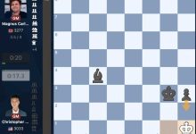 Carlsen bất ngờ hòa pat trong ván cờ tại Titled Tuesday