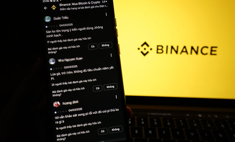 Cộng đồng Pi Network đồng loạt đánh giá một sao Binance trên app store