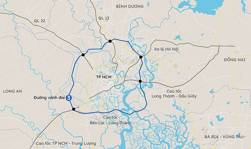 Hai đoạn Vành đai 3 thông xe cuối 2025 vượt tiến độ 4 tháng