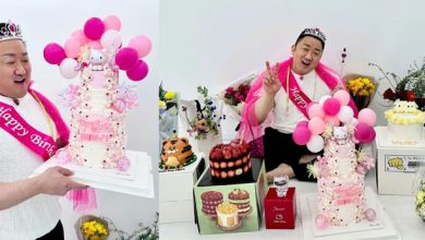 Ma Dong Seok nổi bật với màu hồng và Hello Kitty trong sinh nhật 54 tuổi