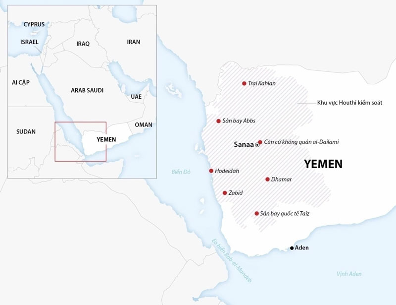 Mỹ khó tiêu diệt Houthi do tiềm lực quân sự và địa hình Yemen