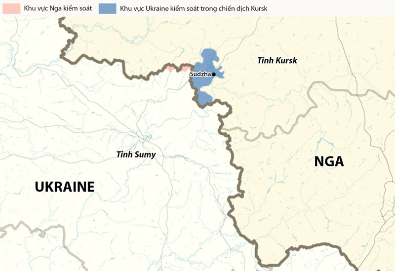 Nga đã giành lại 13 khu dân cư từ tay Ukraine ở Kursk