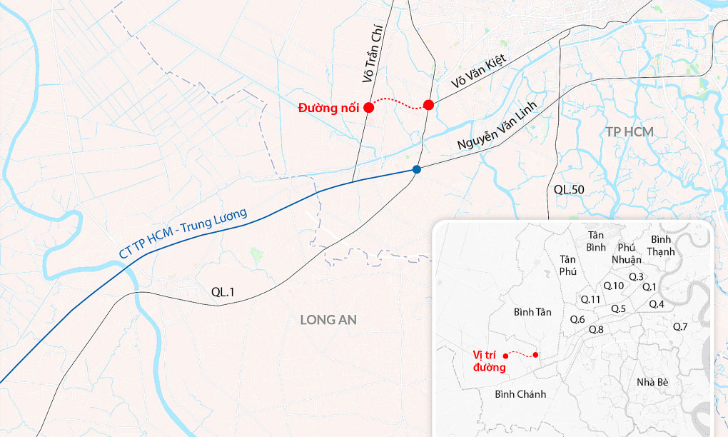 TP HCM Kéo Dài Đường Võ Văn Kiệt Để Tăng Liên Kết Vùng
