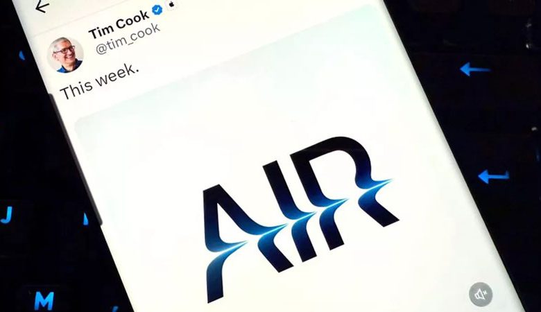 Tim Cook hé lộ thiết bị mới dòng Air của Apple