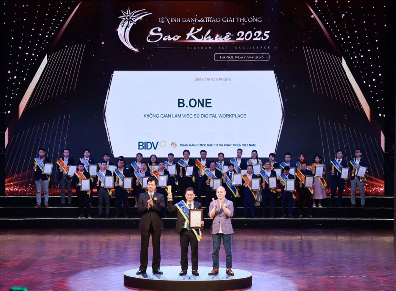 BIDV đạt giải Sao Khuê 2025 với giải pháp công nghệ ưu việt