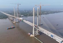Cầu Rạch Miễu 2 hoàn thành hợp long trước thời hạn 2 tháng