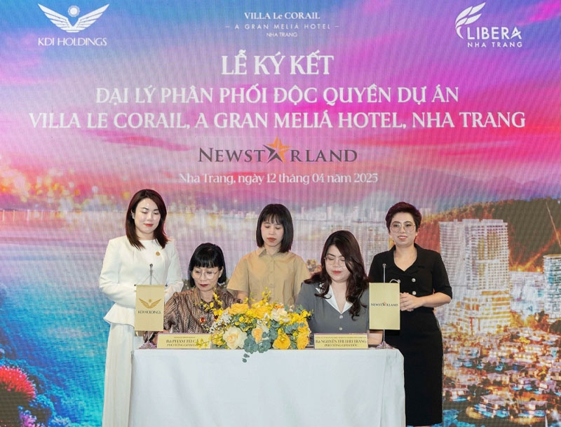 Hai đại lý độc quyền phân phối Villa Le Corail hợp tác tại Nha Trang