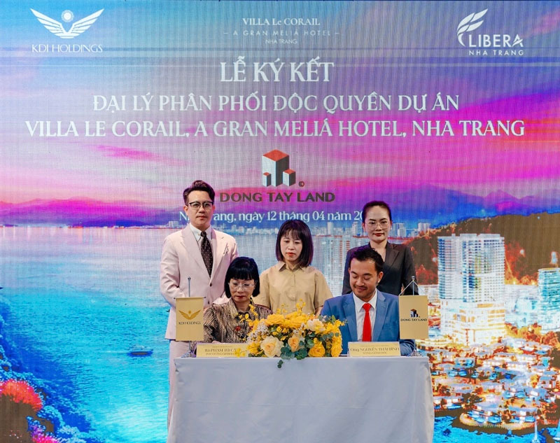 Hai đại lý độc quyền phân phối Villa Le Corail hợp tác tại Nha Trang
