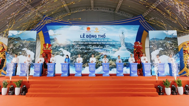 Khởi công dự án Huyền tích Am Tiên tại Thanh Hóa với tôn tượng Phật lớn
