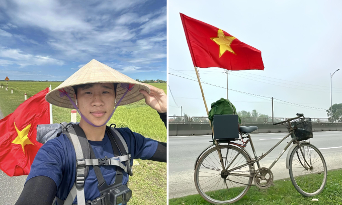 Chuyến đạp xe từ Hà Nội vào TP HCM mừng 30/4