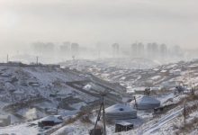 Thủ đô Ulaanbaatar Đau khổ trong khói than đá mùa đông giá rét.