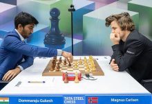 Gukesh thất bại liên tiếp trước Carlsen ở Grand Slam 2025