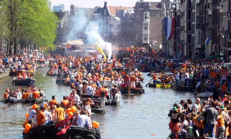 Hà Lan rực rỡ sắc cam trong lễ hội King's Day 2025