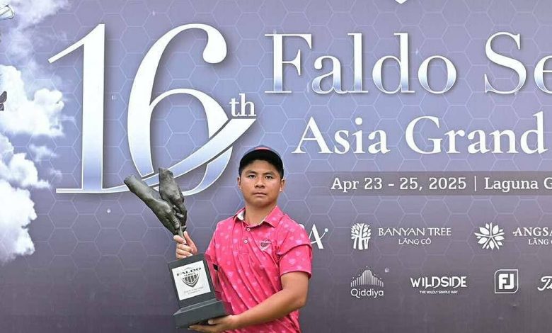 Nguyễn Tuấn Anh vô địch Faldo Series Asia 2025 tại Lăng Cô
