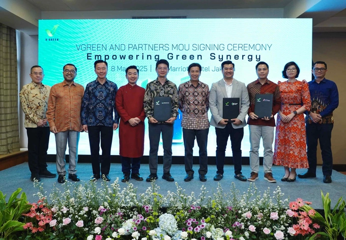 Indonesia dự kiến có 63.000 cổng sạc ôtô điện VinFast vào tháng 6
