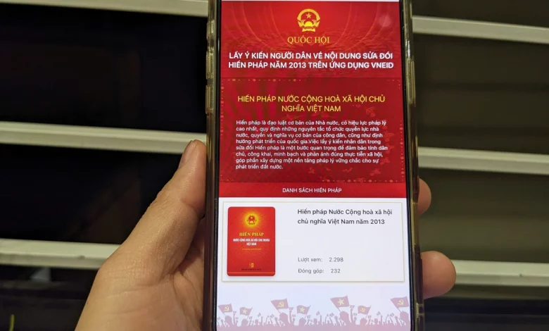 Lấy ý kiến dân về sửa Hiến pháp qua VNeID đến 29/5