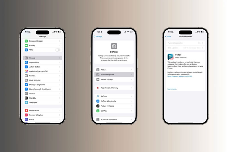 Apple phát hành bản cập nhật iOS 18.5 với sửa lỗi và cải thiện hiệu năng