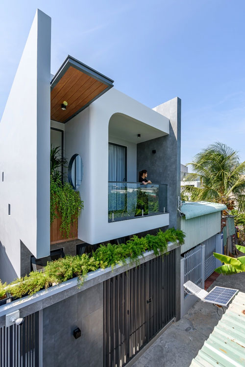 Cải tạo nhà ống 90 m2 thành không gian hiện đại, thông thoáng