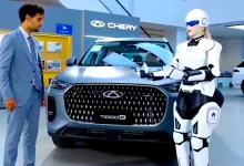 Chery giới thiệu robot Mornine làm nhân viên bán xe tương lai