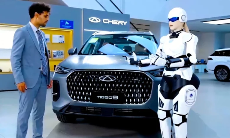 Chery giới thiệu robot Mornine làm nhân viên bán xe tương lai