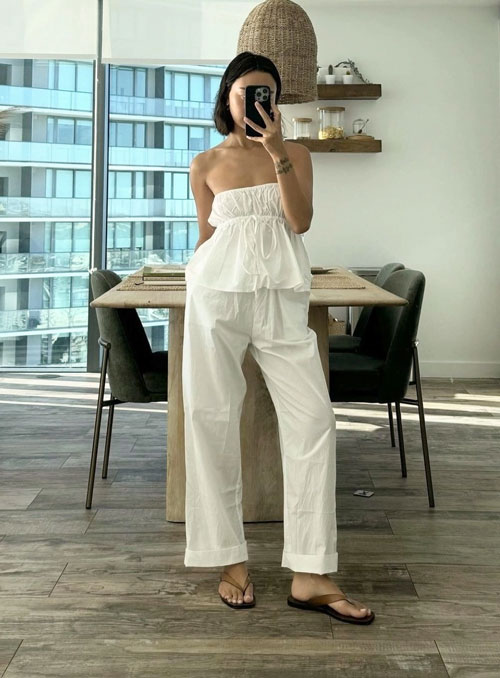 Gợi Ý Phối Đồ Sành Điệu Với Quần Ống Rộng
