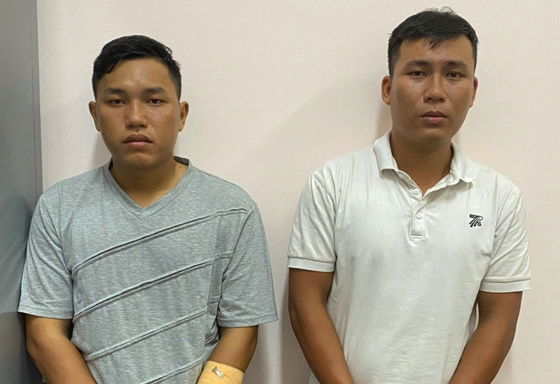 Hai anh em cướp tiệm vàng ở Hóc Môn bị bắt giữ