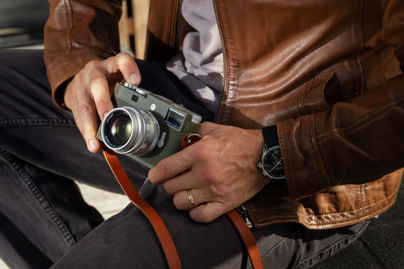 Leica M11-P Safari ra mắt với thiết kế đặc biệt màu xanh Olive
