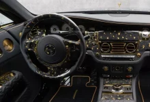 Rolls-Royce Wraith được nâng cấp lấp lánh vàng 24K từ Mansory