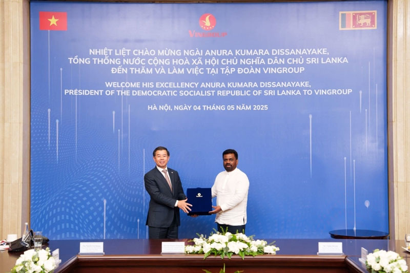 Tổng thống Sri Lanka mời Vingroup đầu tư bất động sản và du lịch
