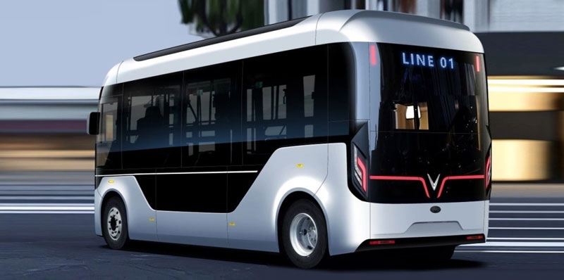 VinFast ra mắt bus điện EB 6 cho đô thị và học sinh