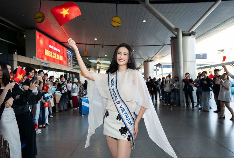 Ý Nhi và các mỹ nhân tự tin lên đường dự Miss World 2025
